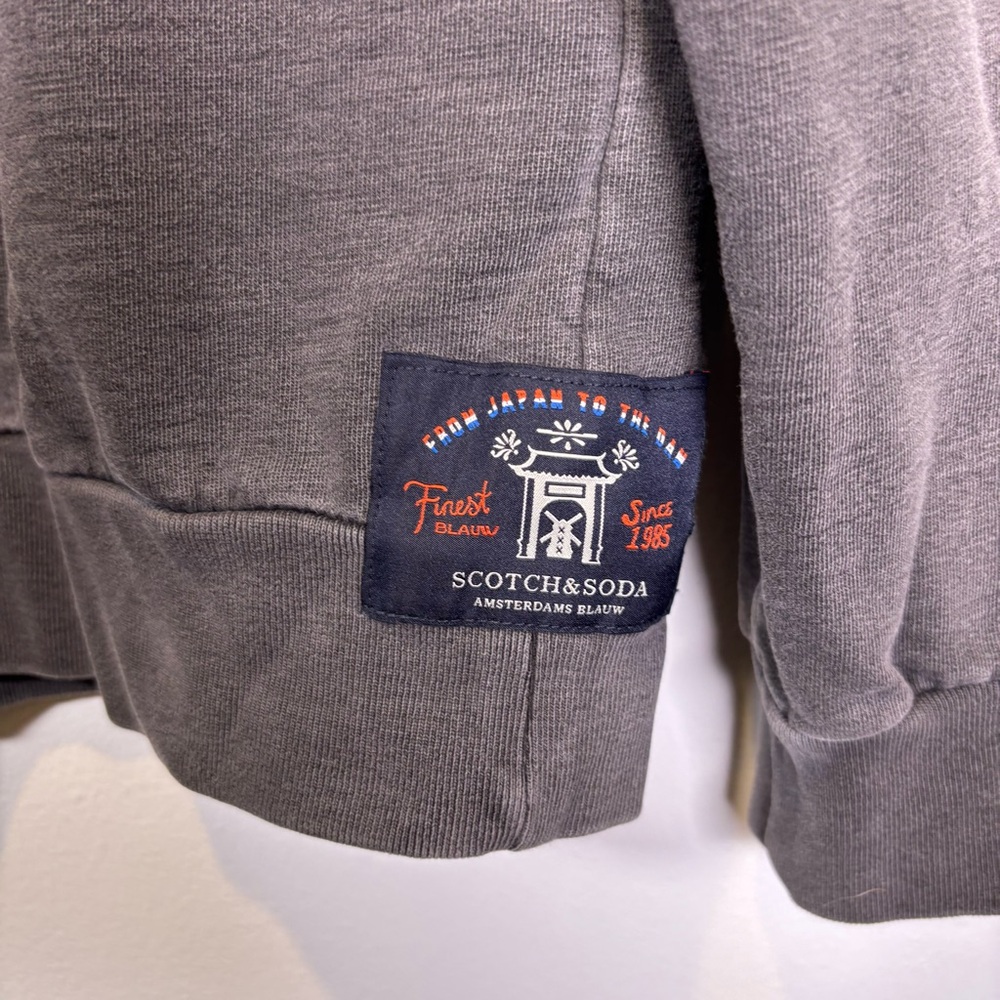 Scotch & Soda Amsterdam Gray Long Sleeve Shirt - Picture 4 of 7